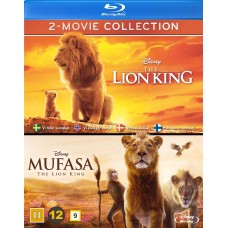 LEIJONAKUNINGAS - LIVE ACTION 1-2 (Lion King & Mufasa) (2 disc) - BLU-RAY