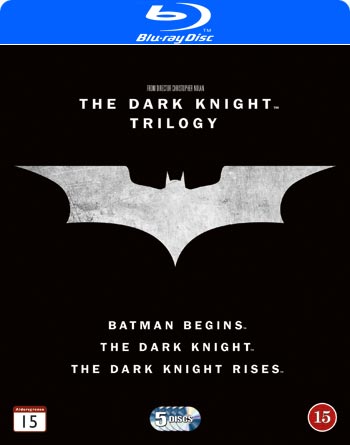 dark knight 1 3 box bd THE DARK KNIGHT 3 MOVIE COLLECTION (5 disc) - Blu-ray